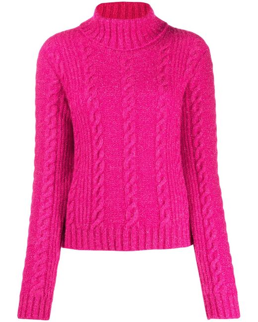 Versace cable-knit rollneck jumper