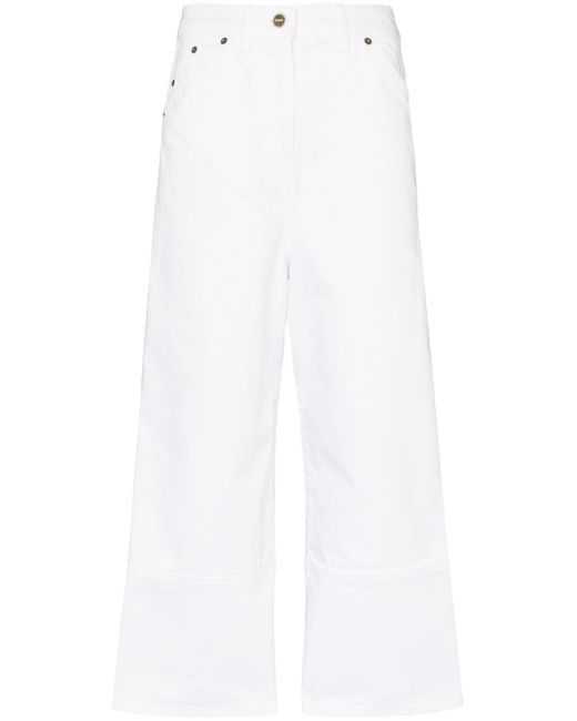 Jacquemus straight leg cropped jeans