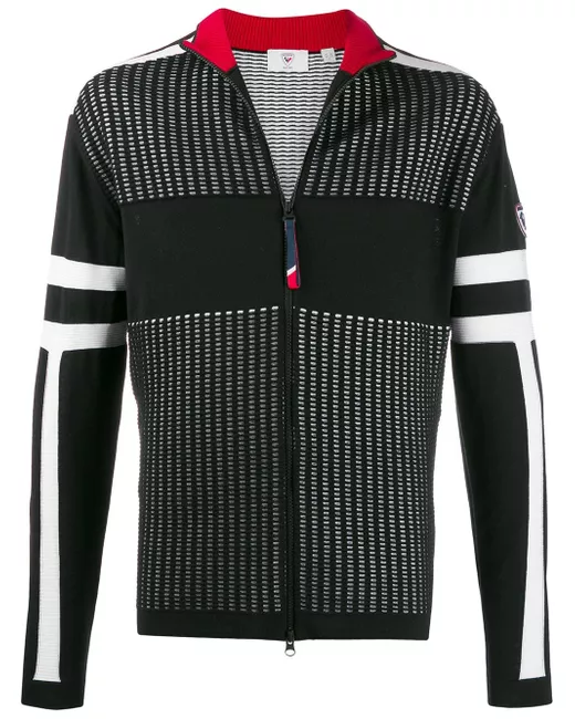 Rossignol knitted zipped cardigan