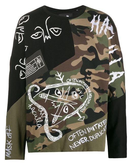 Haculla scribble embellished sweatshirt