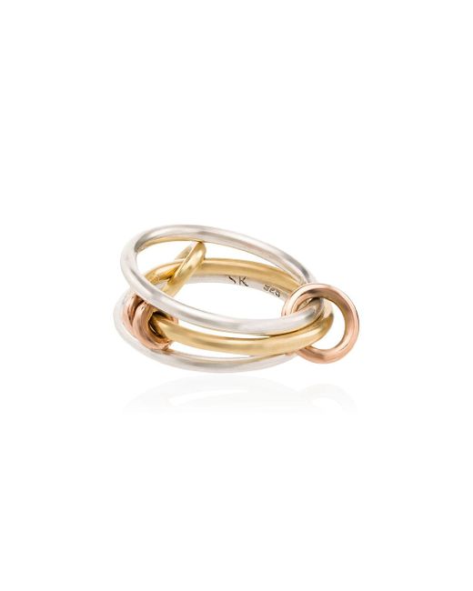 Spinelli Kilcollin 18kt yellow gold and Acacia ring