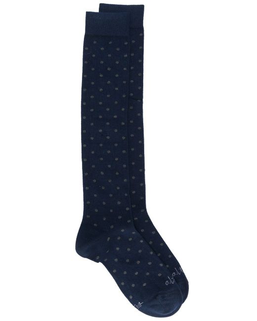 Altea dot patterned fine knit socks