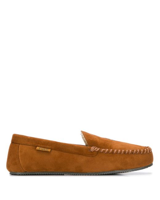 Ralph Lauren shearling lined loafers