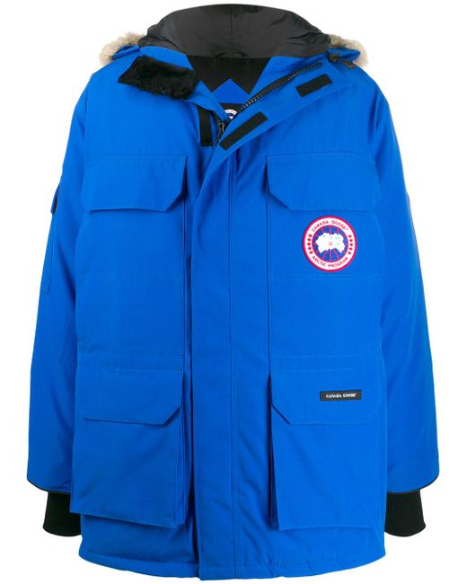 Canada Goose Expedition logo patch parka coat