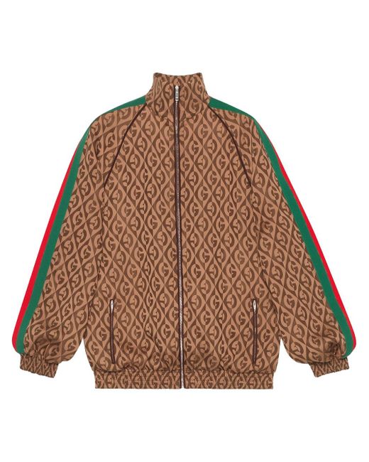 Gucci GG print bomber jacket