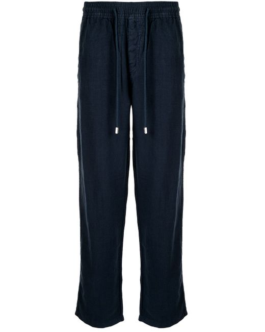 Vilebrequin drawstring track trousers Blue