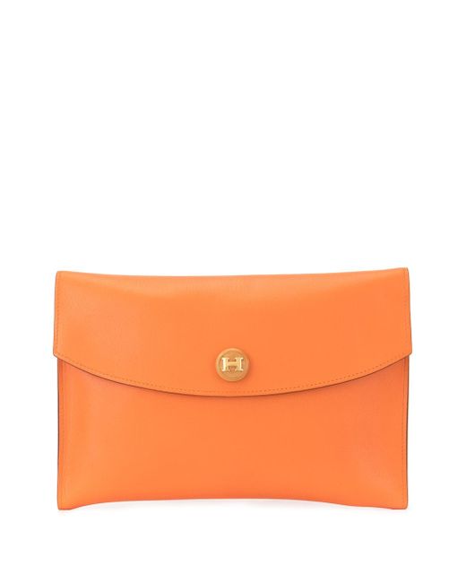 Hermès Pre-Owned Rio H clutch Orange