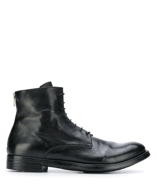 Officine Creative flat lace-up boots
