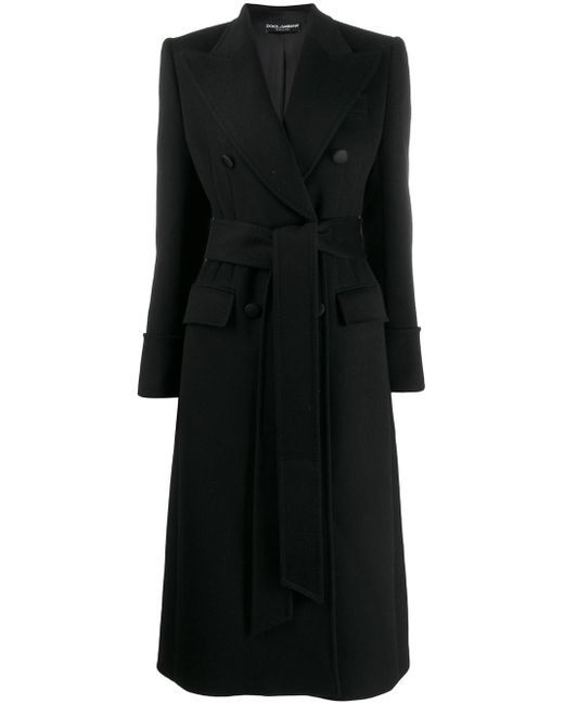 Dolce & Gabbana belted midi coat