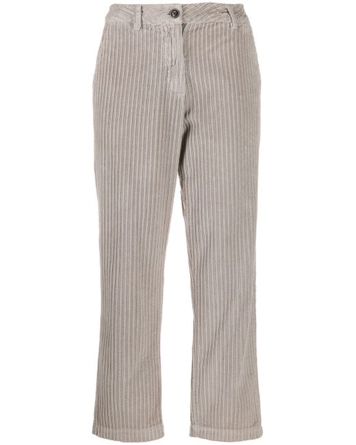 Woolrich straight-leg corduroy trousers Grey