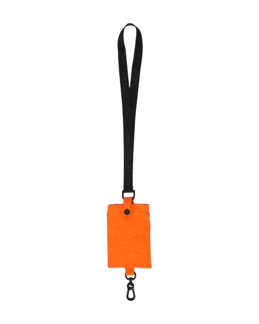 Heron Preston keychain passport holder Orange
