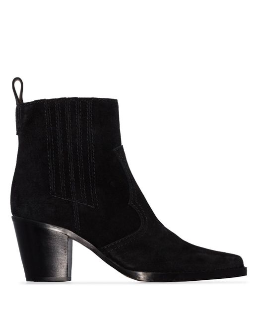 Ganni western-style ankle boots
