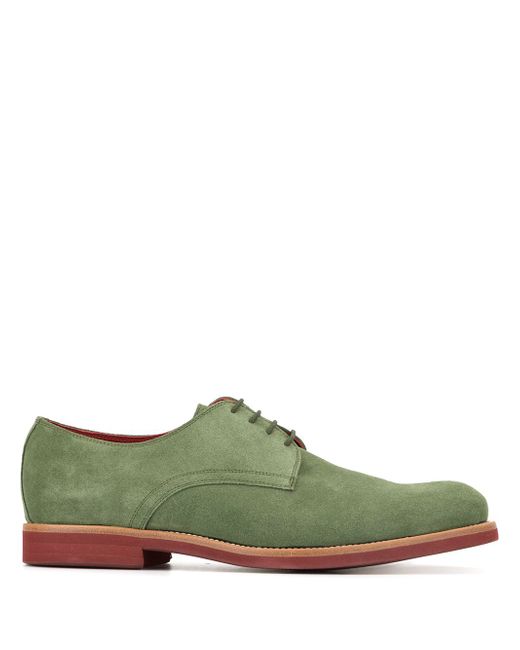 Manolo Blahnik tonal derby shoes Green