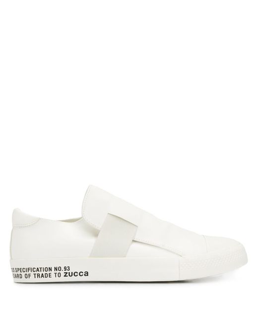 Zucca logo slip-on sneakers
