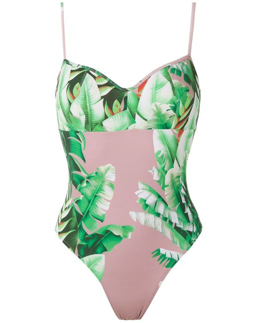 Amir Slama floral print swimsuit