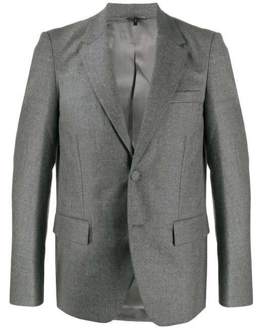 Helmut Lang melange single-breasted blazer Grey