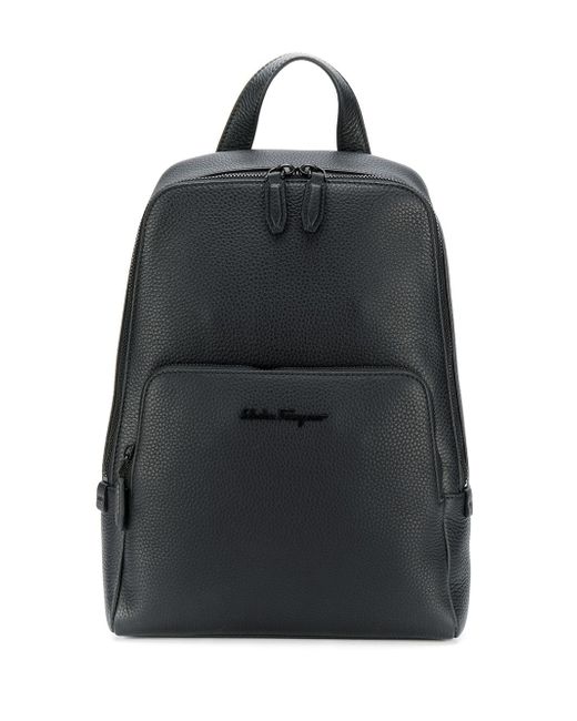 Salvatore Ferragamo compact backpack Black