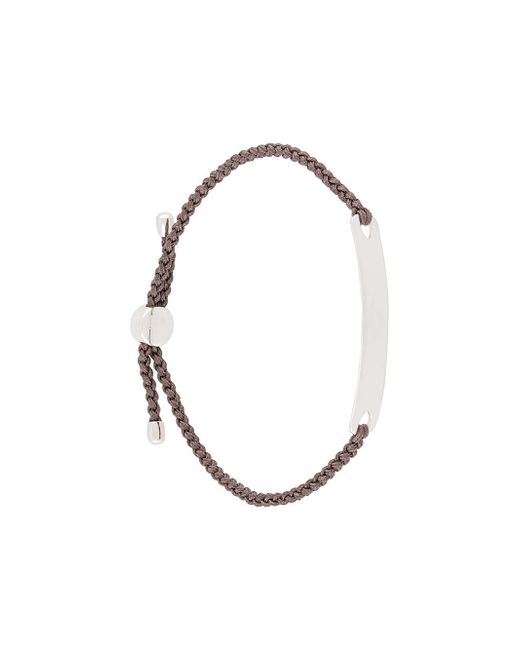 Monica Vinader braided bracelet Grey