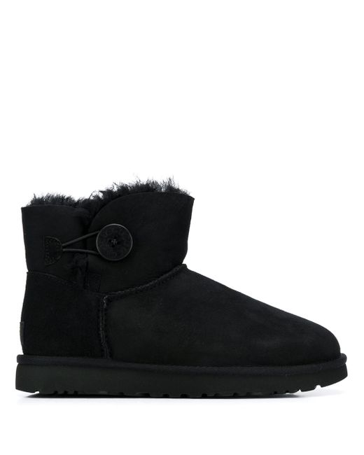 Ugg button fastened ankle boots