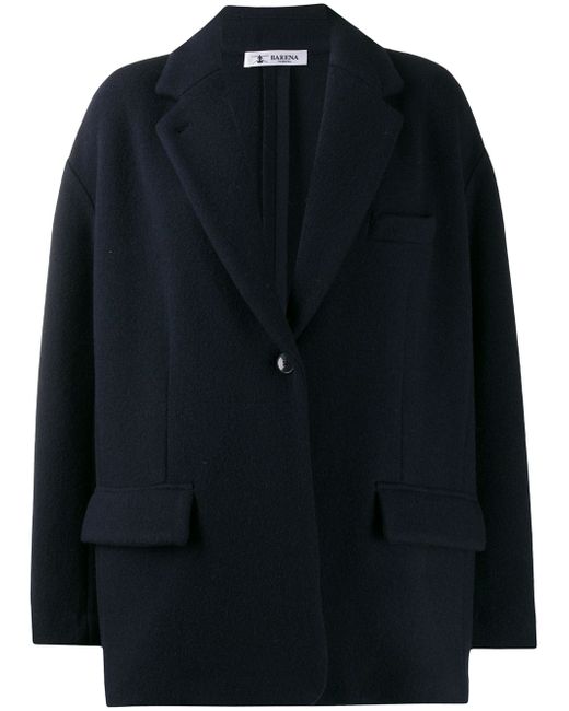 Barena oversized single-breasted coat