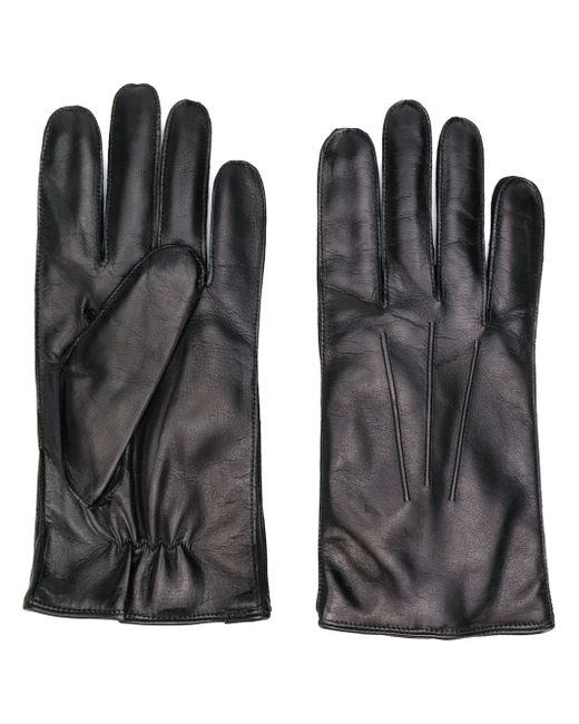 Ann Demeulemeester stitched leather gloves
