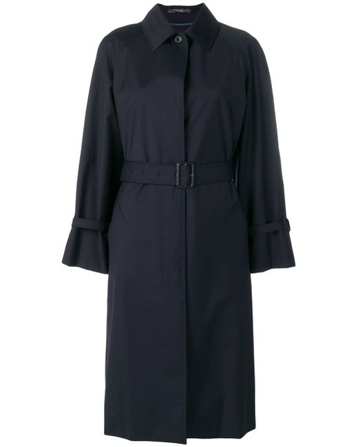 Paul Smith belted trench coat Blue
