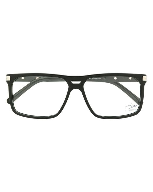 Cazal square frame glasses Black