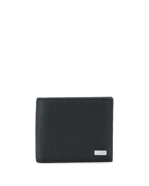 Hugo Boss logo plaque bi-fold wallet