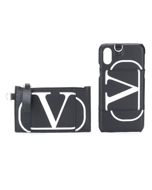 Valentino Garavani VLOGO iPhone X/XS case and cardholder