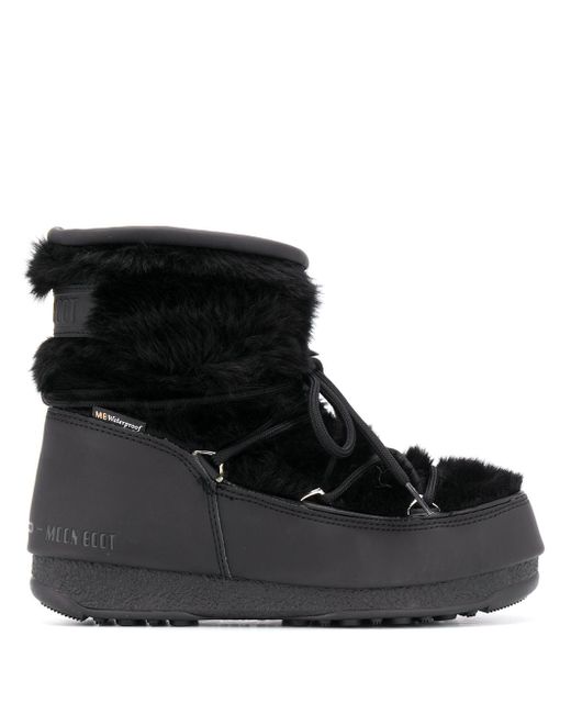 Moon Boot faux fur snow boots