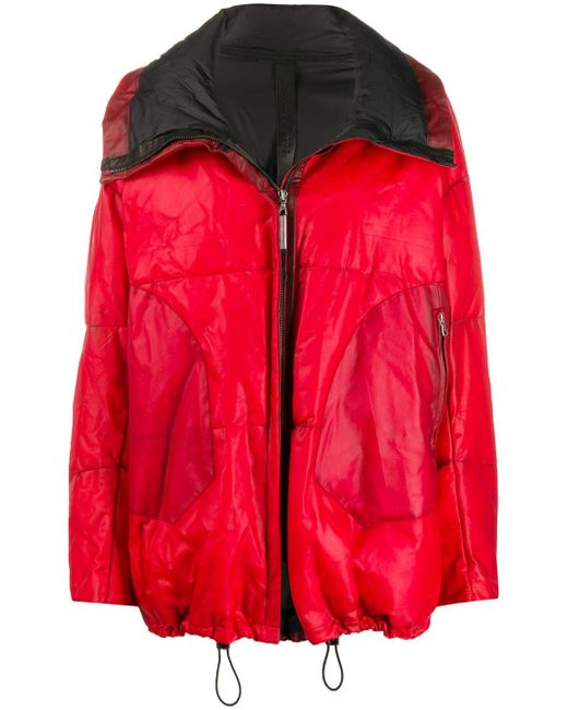 Isaac Sellam Experience oversized zipped padded jacket