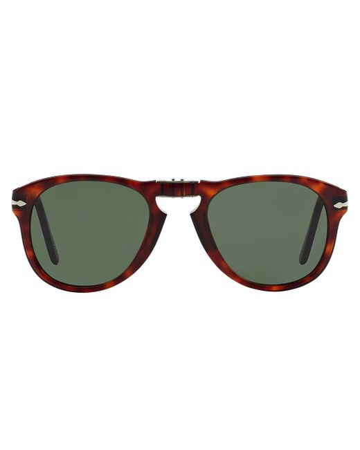 Persol folding round-frame sunglasses