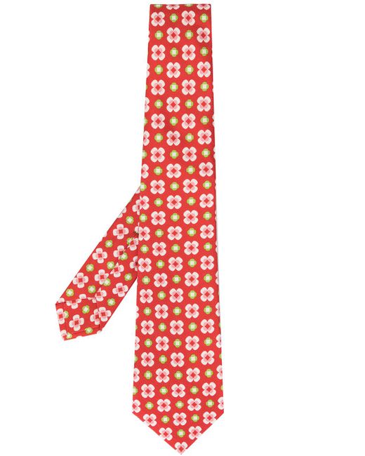 Kiton patterned tie
