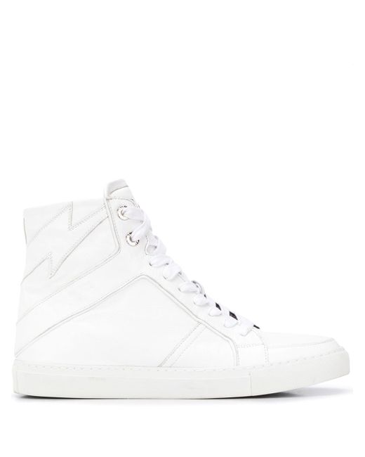 Zadig & Voltaire High Flash lace-up sneakers