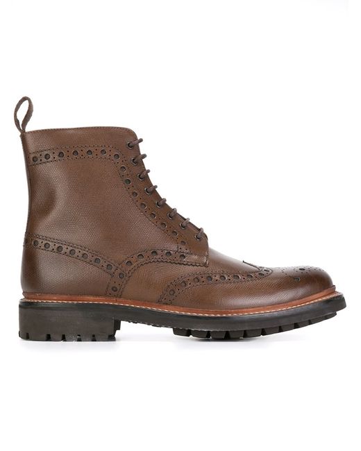 Grenson Fred brogue boots
