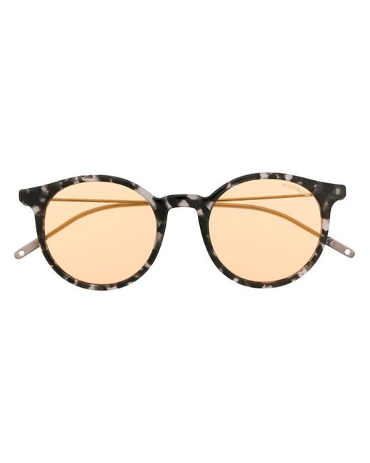 Montblanc round frame sunglasses Black