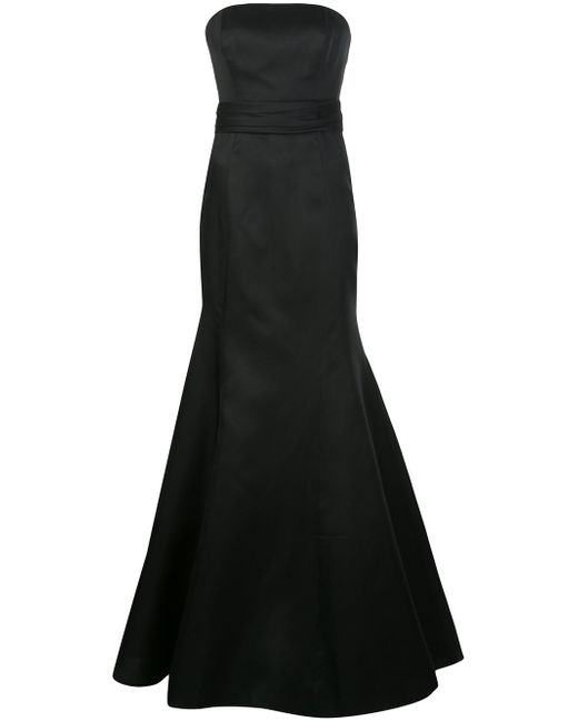 Carolina Herrera strapless fishtail floor-length gown