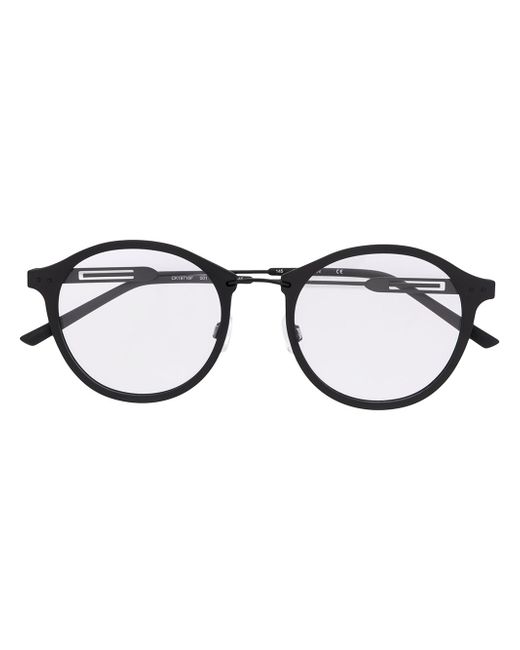 Calvin Klein matte finish round frame glasses