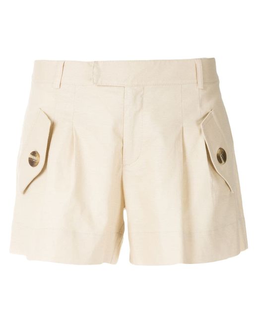Olympiah Bryone pockets shorts NEUTRALS