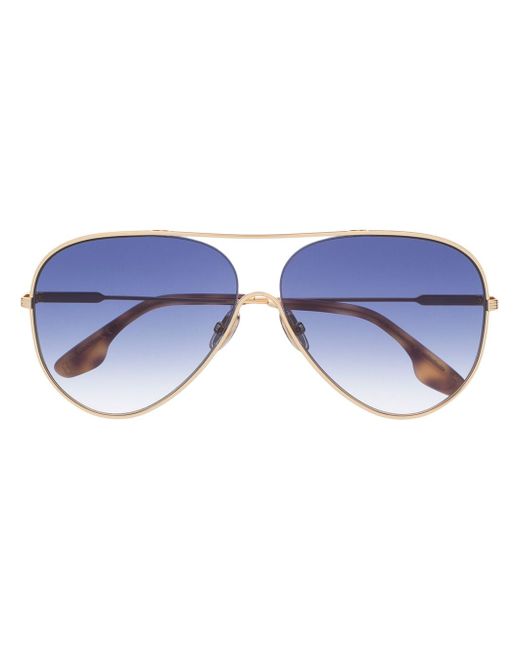 Victoria Beckham VB133S aviator sunglasses GOLD