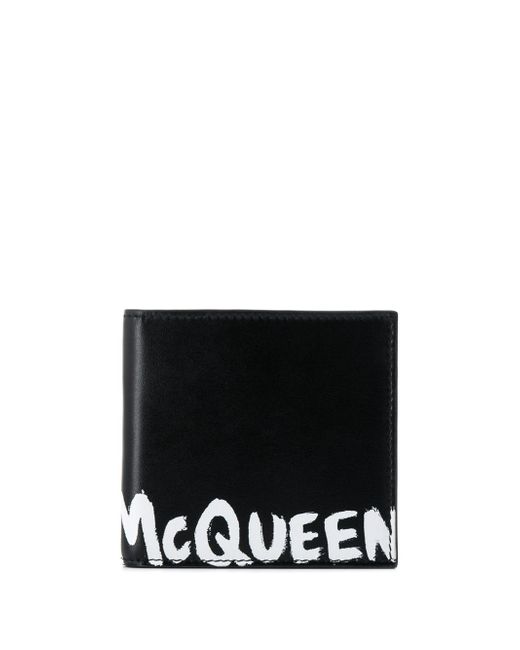 Alexander McQueen logo print wallet