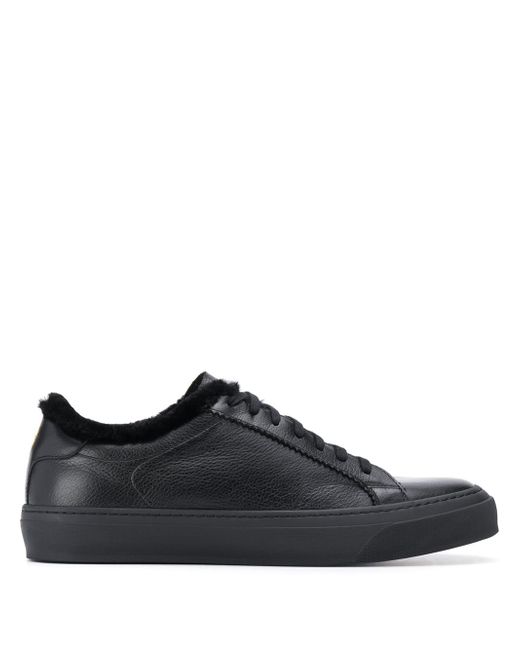Henderson Baracco shearling trimmed low top sneakers