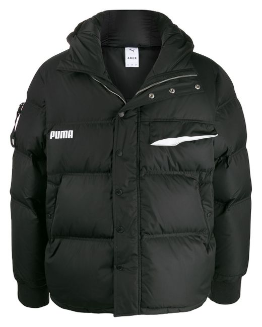 Puma padded hooded jacket Black
