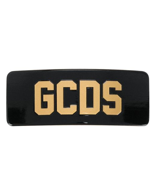 Gcds logo-embossed hair clip Black
