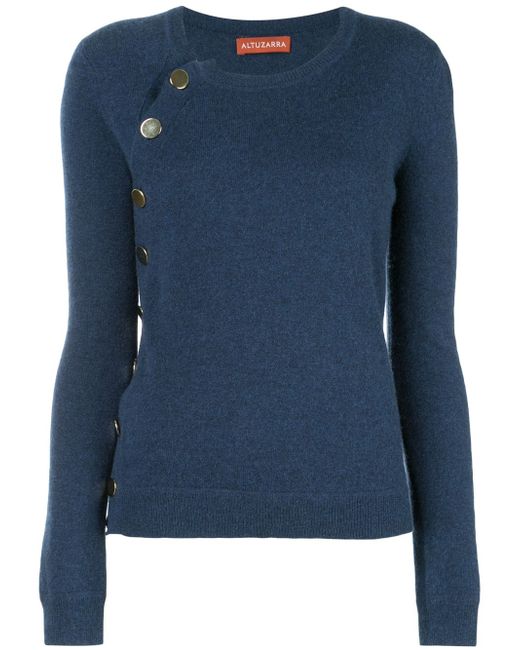 Altuzarra Minamota buttoned sweater Blue