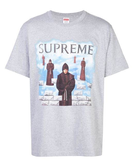 Supreme Levitation print T-shirt Grey