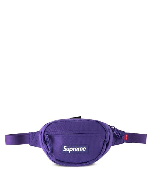 Supreme logo patch belt bag