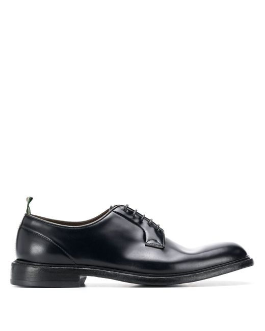 Green George lace up shoes Black