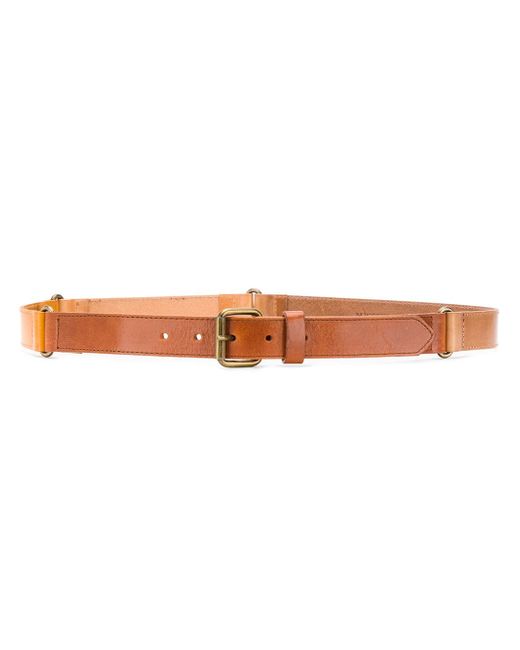 Missoni adjustable square-buckle belt Brown