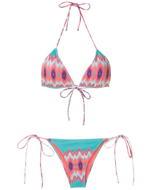 Brigitte Tati e Julia printed bikini set Multicolour